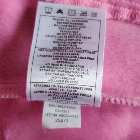 Free Country Water Resistant Jacket Coat Zip Hooded Hoodie Winter GIRLS Kids 5/6 - Picture 12 of 15